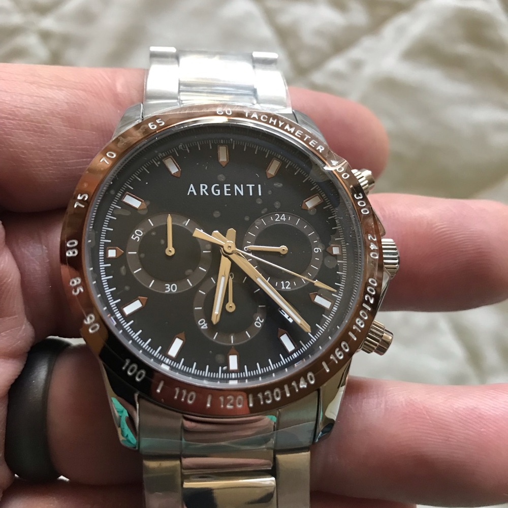 NWOT Men’s Racing Style Chronograph - Picture 2 of 3